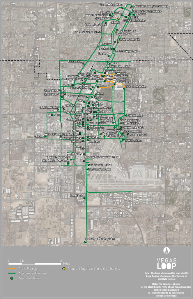 Proposed Las Vegas Loop System