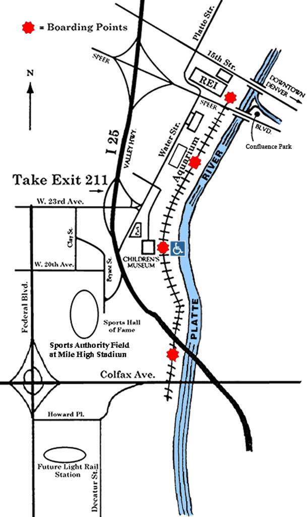 Denver Trolley Route Map