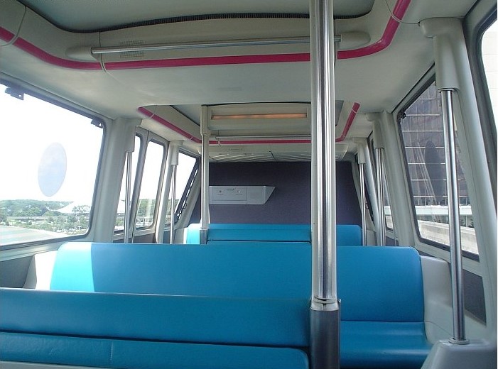 Disney World Monorail - Inside a Monorail