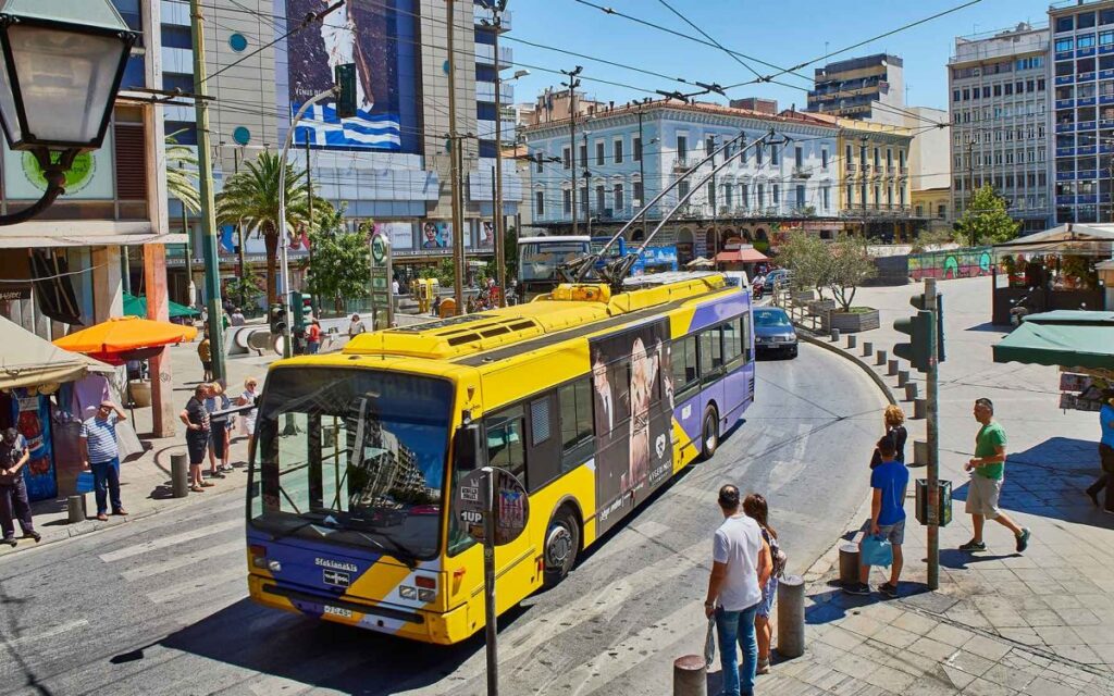 How to Get Around Athens - Electric Trolley Bus