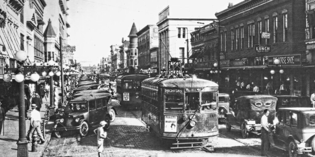 Tampa Trolley Map & Guide, 7th Avenue, Ybor City in the 1920's