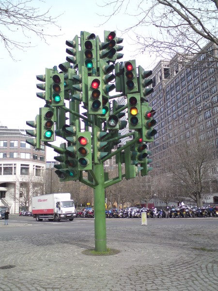 Traffic Light Tree, Canary Wharf