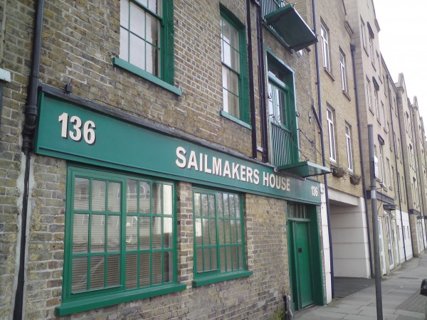 12 Hidden Places in London: Sailmakers House, Limehouse