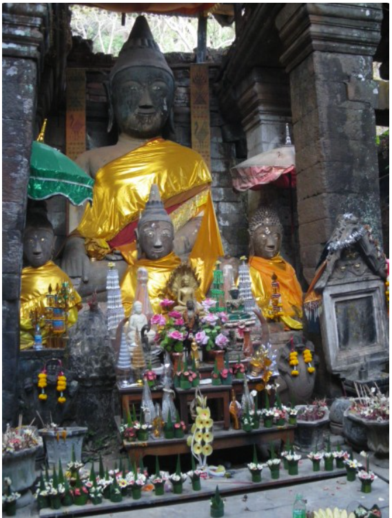 Ancient Hindu shrine, Vat Phou, Laos